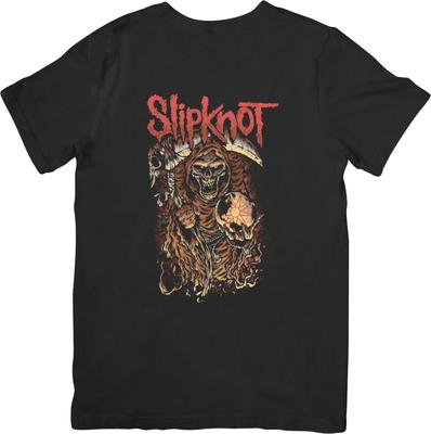 Slipknot Music Унисекс Футболка из Качественного Хлопка Черная