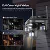 AIOOK 7 Объективов 4 Экрана Камера Безопасности 30X ЗУМ HD 35МП WiFi Камера Уличная IP66 Водонепроницаемая Цветная Ночная Видимость Мобильное Отслеживание IP CCTV
