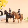 Simulation Mini Animals Horse Racing Models Action Figures Model Education Toys
