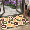 Trendy Leopard Print Doormat Fashion Camo Spotted Animal Pattern Non Slip Front Door Kitchen Indoor Entrance Floor Rug