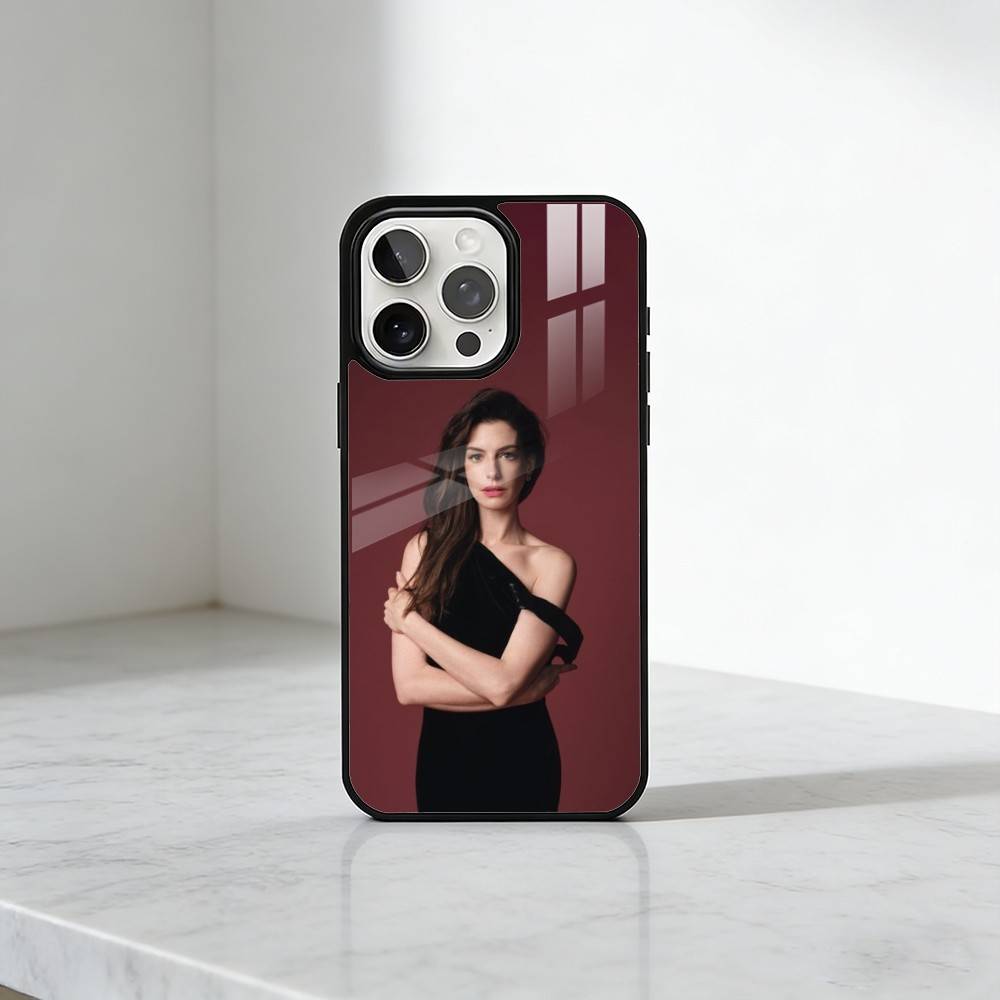 Чехол для телефона Actor Anne H-Hathaway-y Белая Королева для iPhone17,16,15,14,13 Plus,Pro Max Магнитный Для Magsafe Беспроводной Зарядки