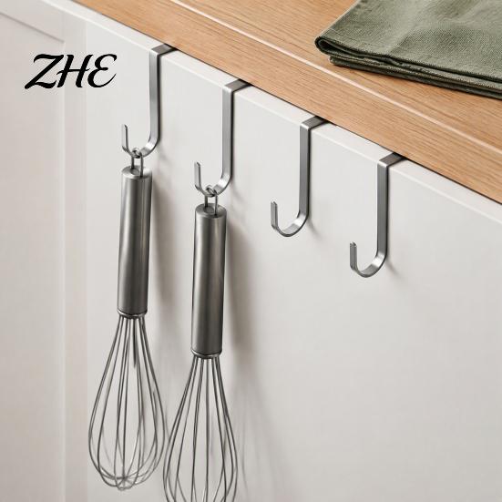 Wall Mounted Alternative Hooks Heavy Duty Bunk Bed Hook, Stainless Steel No Drill Over The Home Organization Hardware Door Space Saving Organizer