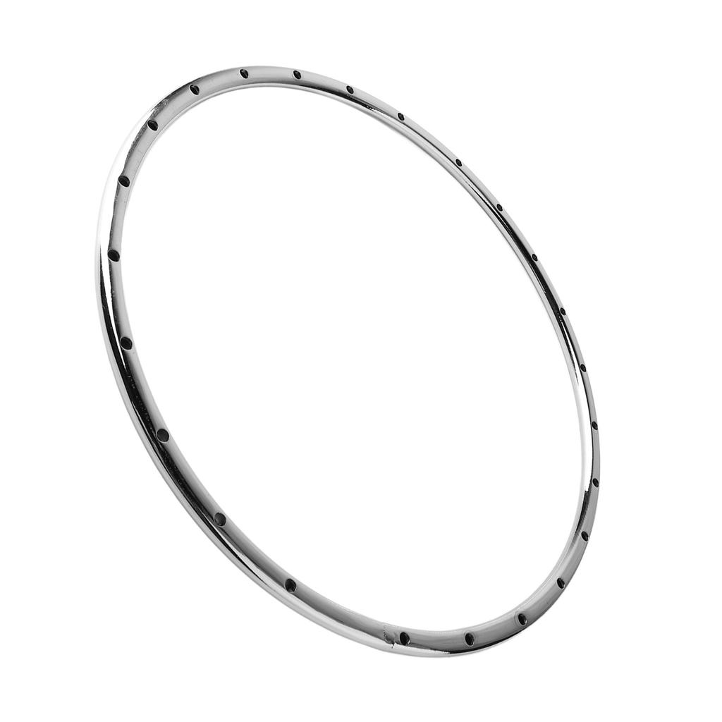 Металлический обруч для натяжения банджо, изящный внешний вид, легкий обруч для банджо с отверстием, 30 см