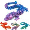 Кристалл 3D печатный кристалл дракон китайский дракон 3D шарнирный дракон игрушки аквариум