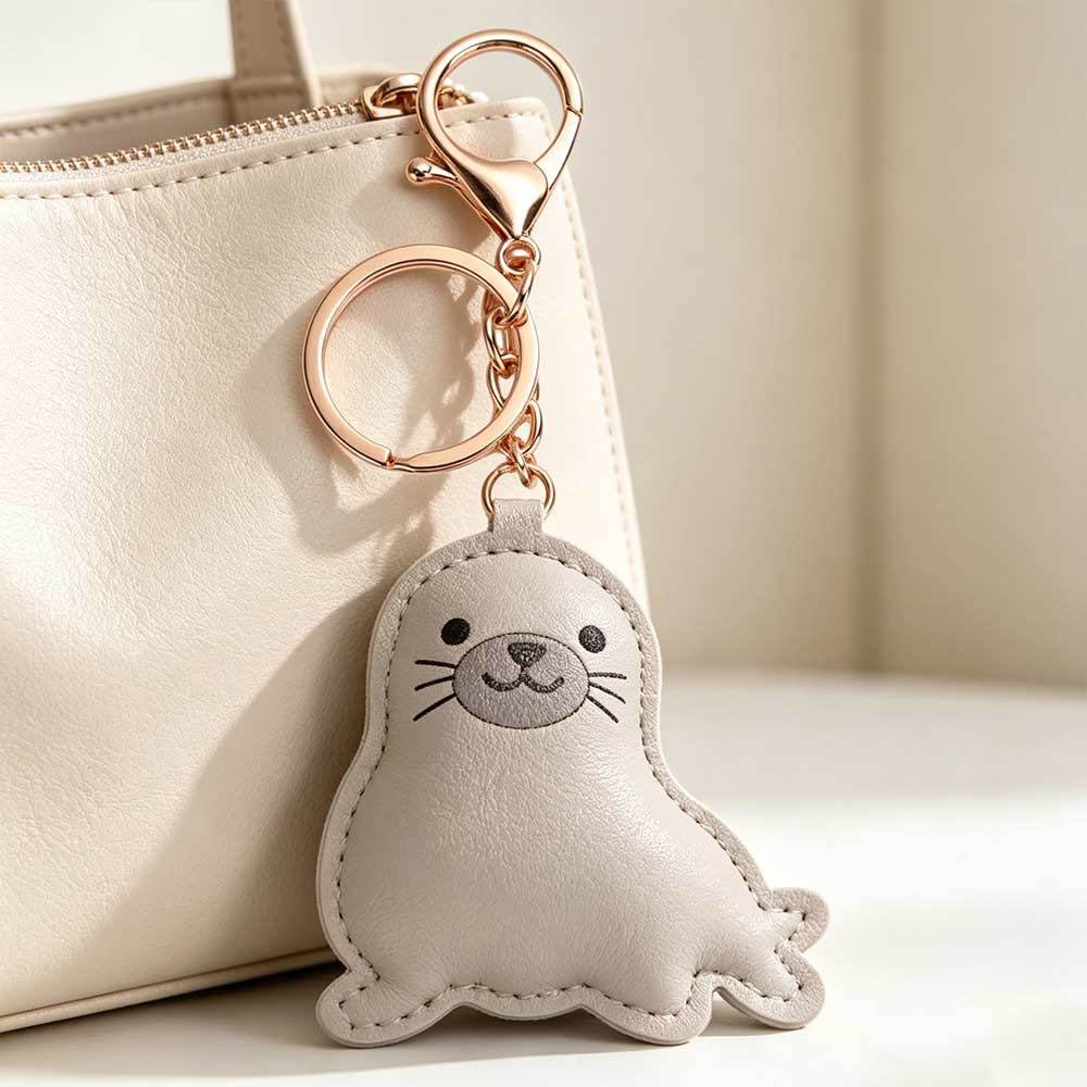 Animal Sea Lion Keychain Decorators Bag Hanging Key Ring Sea Lion Pendant Keys Decor