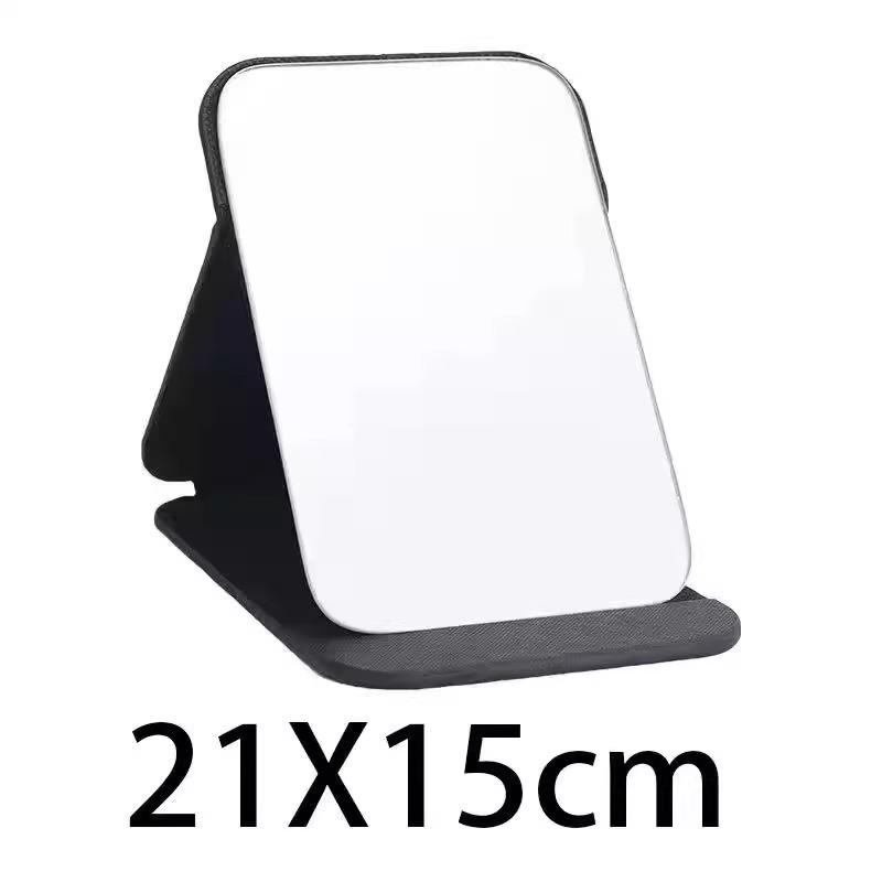 Portable Folding Makeup Mirror for Dorms: Compact for Women & Men, Desktop & Travel-Friendly