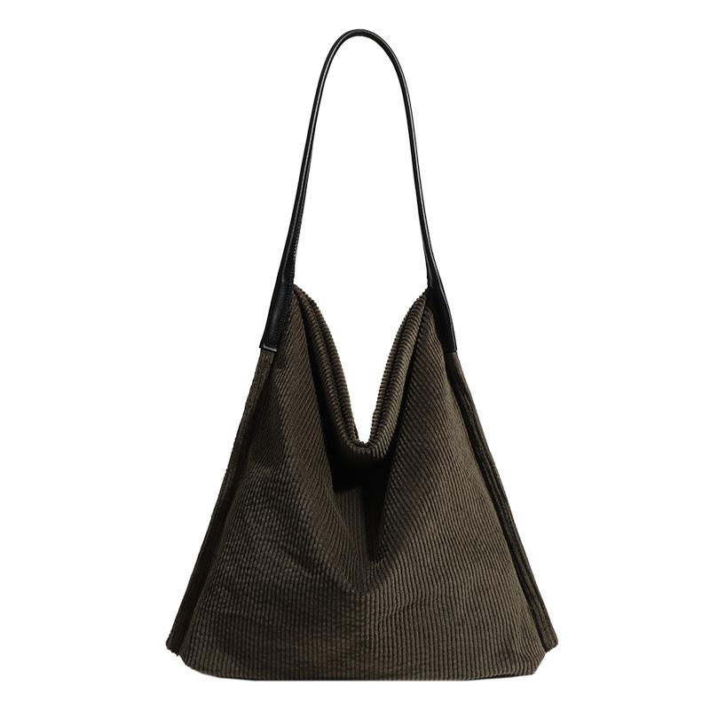 Large Capacity Casual All-in-one Simple Suede Tote Bag Women's Commuter Underarm Bag Shoulder Tote