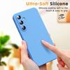 Coque de protection - BOOLING - pour Samsung Galaxy S25 Edge - Silicone Ultra Fine - Antichoc - Bleu - avec 2 Verres Trempés