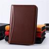 С калькулятором Business Padfolio PU кожаный журнал 6 отверстий блокнот переплет справочник