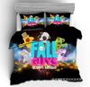3D цифровая печать комплект из трех предметов Jelly Bean Man комплект из четырех предметов одеяло простыня наволочка