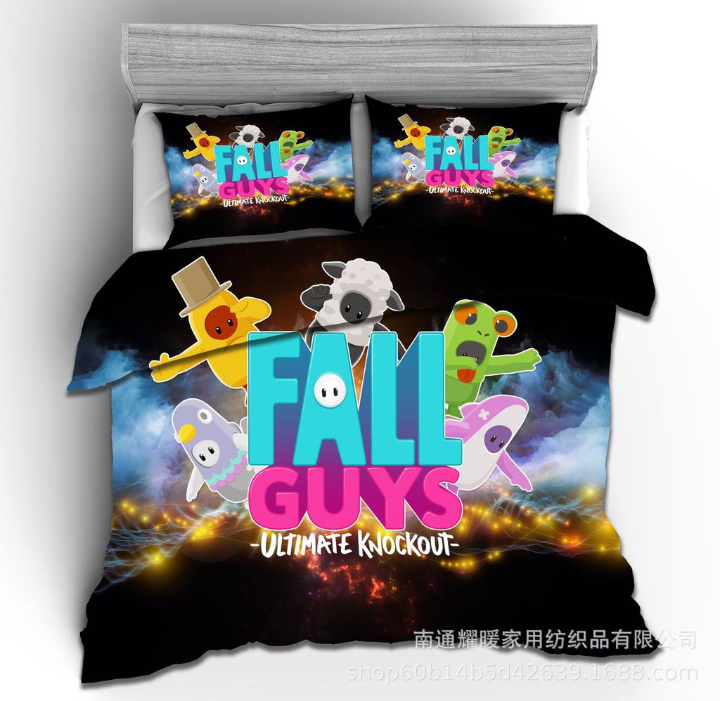 3D цифровая печать комплект из трех предметов Jelly Bean Man комплект из четырех предметов одеяло простыня наволочка