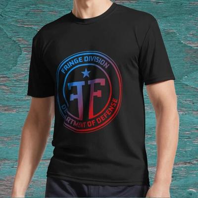 Новая футболка с двойным логотипом Fringe Division Американская Забавная Размеры от S до 5XL
