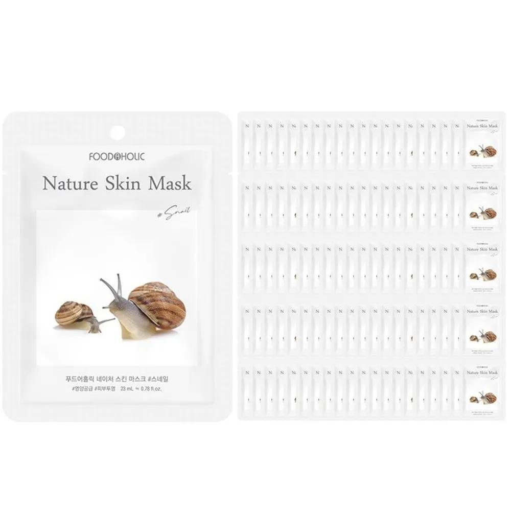 (100 листов) FoodaHolic Nature Skin Улиточная маска-патч