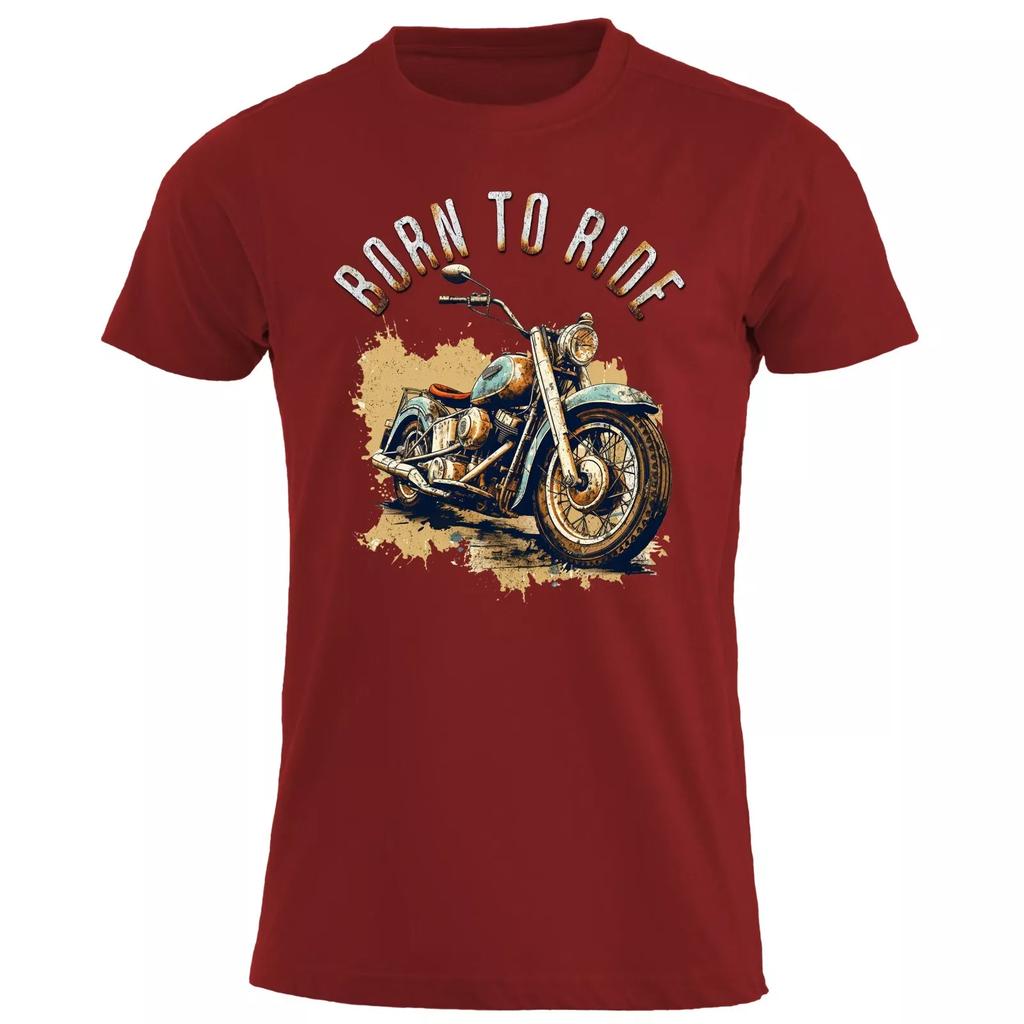 Natural Cyclist T-Shirt Motorcycle T-Shirt Motorcycle Bike Helicopter Cafe Racing Summer Men Women