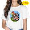 Krtek Cartoon Mole Story Novel Casual Print Fashion Streetwear Fashion Casual Summer Unisex Unisex Universal Crewneck Tshirt