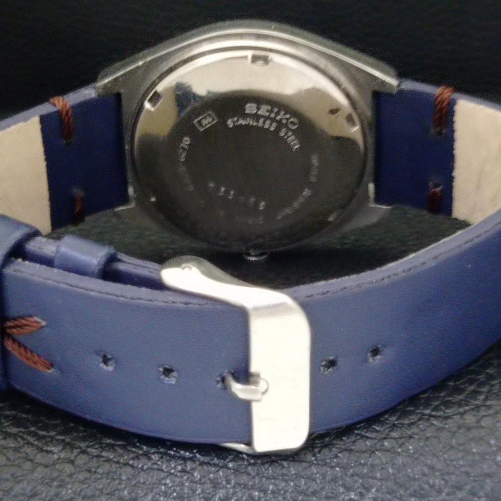 ВИНТАЖНЫЕ МУЖСКИЕ ЧАСЫ SEIKO 5 AUTOMATIC 6309A ЯПОНИЯ ЦВЕТ НЕБЕСНО-ГОЛУБОЙ ЦИФЕРБЛАТ a500835-5