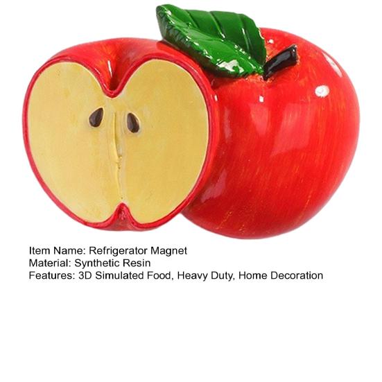 3D-магнит на холодильник с имитацией еды, мультяшный хлеб из смолы, рожок мороженого, кофе, молоко, фрукты, магнит на холодильник, домашний офис, кухня, украшение