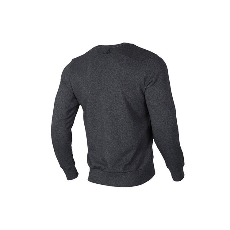 Adidas Sweatshirts Men's Gray Crew Neck Moderate Regular FJ0222