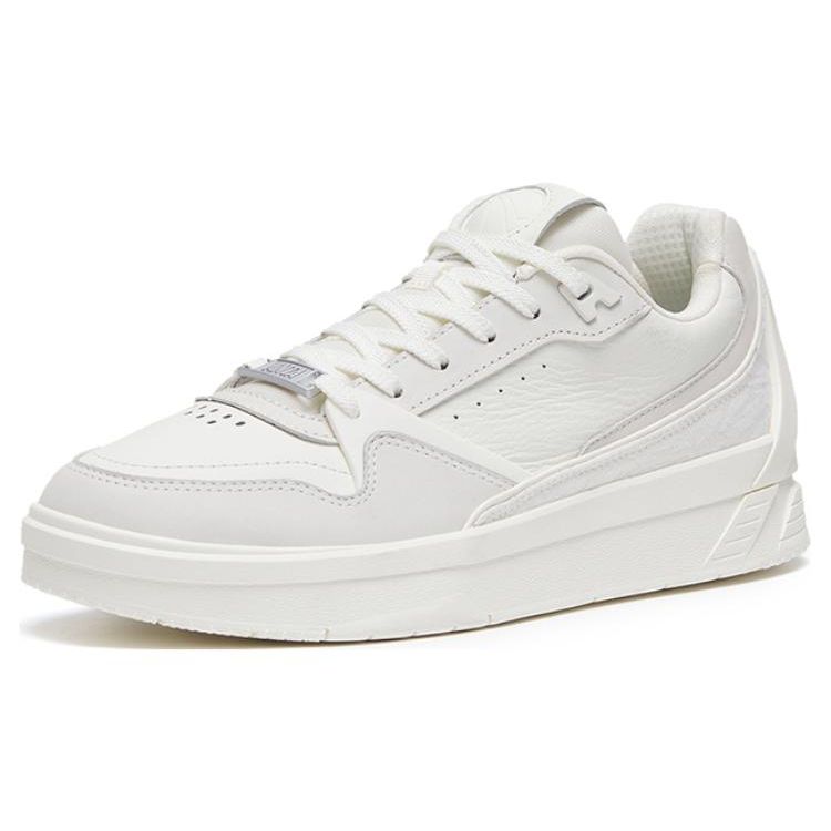 Anta Lifestyle Series Hayward GH Non-Slip Wear-Resistant Low-Top Sneakers Men Sneakers White 912318090-1