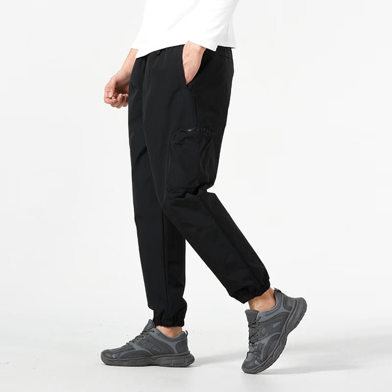 Vans Casual Pants Men's Black Moderate Cargo Pants VN0A5H8PBLK