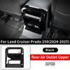 For Toyota Land Cruiser 250 2024 1958 Prado LC250 Armrest Box after Air Vent Protective Cover,Interior Upgraded Accessories