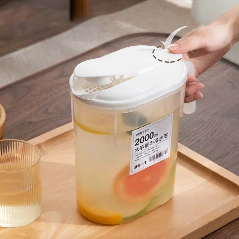 Cool Water Kettle Large-capacity Refrigerator Household Water Pot Anti-fall High Temperature Resistant Teapot Juice Drink Lemon Fruit Cup Pitcher Jug