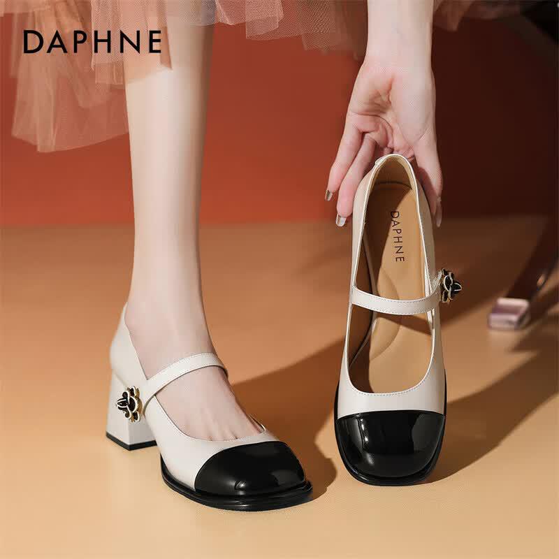 Женские туфли Мэри Джейн Daphne на массивном каблуке