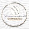 [Hachi] 23-Piece 99.99% Pure Germanium Necklace for Men and Women, Pure Titanium Necklace, Popular Anti-Static, Fashion Jewelry (50.0)