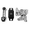 3Pcs Engine Motor Mount & Torque Strut Mount Fit For Fiat 500 L4 1.4L Trans.