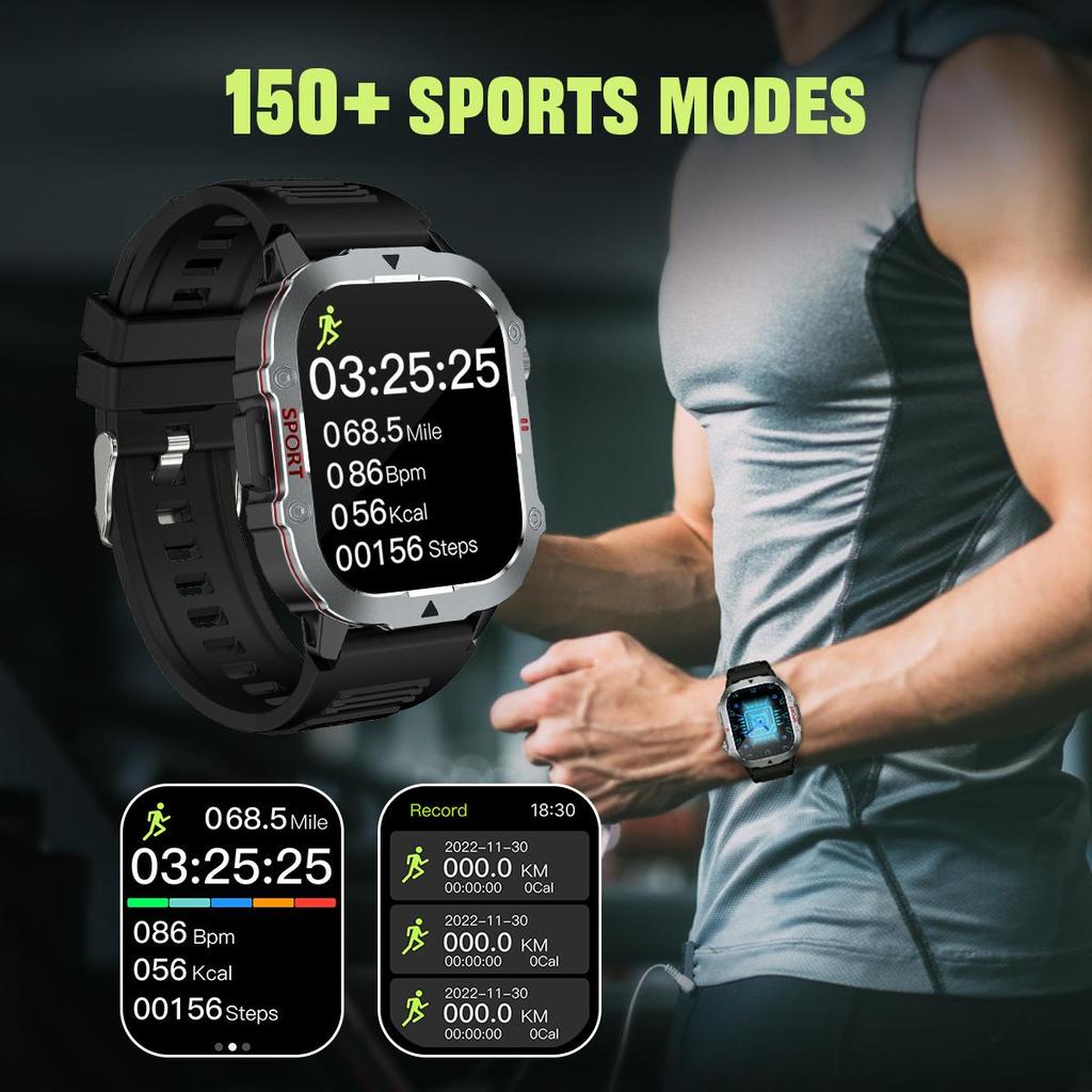 Новые смарт-часы QTLLBT, отслеживание калорий/шагов/расстояния, калькулятор, управление музыкой, секундомер, будильник, несколько спортивных режимов
