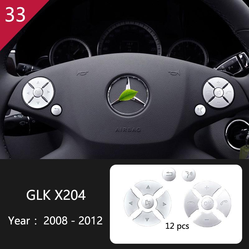 Углеродное волокно для Mercedes Benz GLK X204, внутренняя панель переключения передач, AC CD, панель, дверной подлокотник, отделка, наклейка на автомобиль