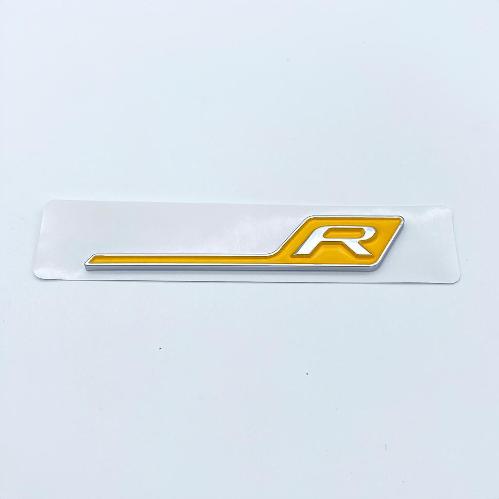 2017 плоские буквы ABS эмблема желтый R GT GTR для Mercedes Benz AMG багажник автомобиля заводская табличка логотип наклейка хром глянцевая