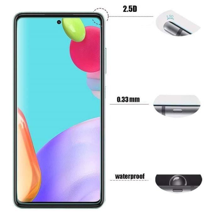 Verre trempé pour Samsung Galaxy A52 4G-5G Film de protection 2.5D avec Stylet Toproduits®