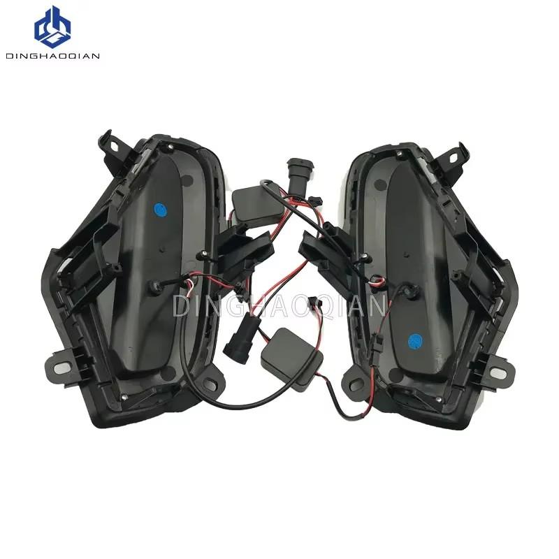 For Toyota RAV4 2019 2020 Yellow Turn Signal Function 1 2V Car DRL LED Daytime Running Light Automobile Cover Decoration Light