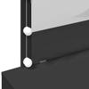 Makeup Table with LED Lighting Black 100x40x120 cm