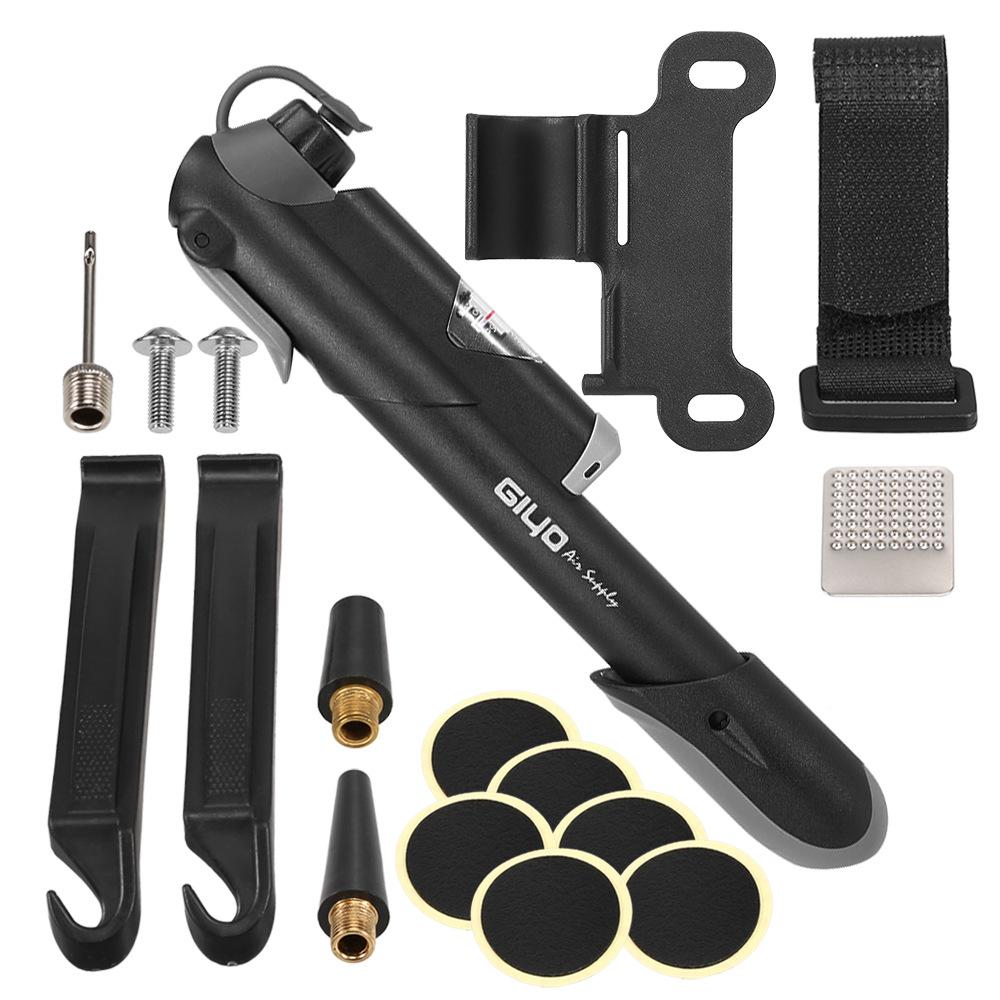 Велосипедный портативный мини-инфлятор с французской насадкой и американской насадкой