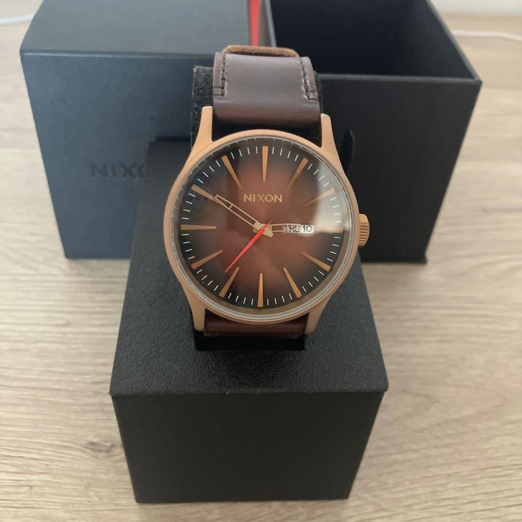 Б/у [Хорошее состояние] Nixon Sentry Leather Бронзовый/Черный