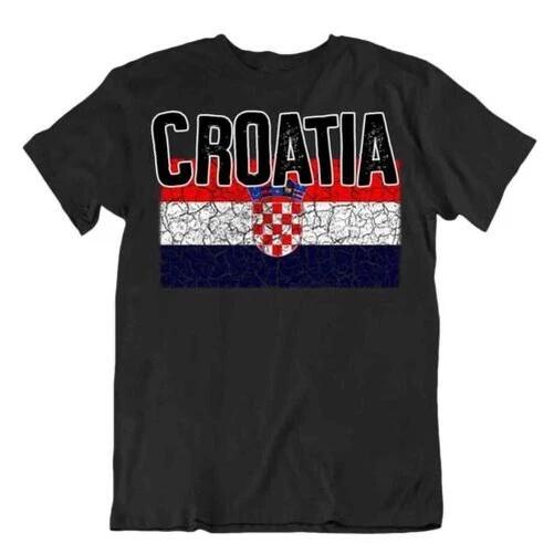 Flag T-Shirt Croatia Fashion Country Keepsake Gift Pride Logo