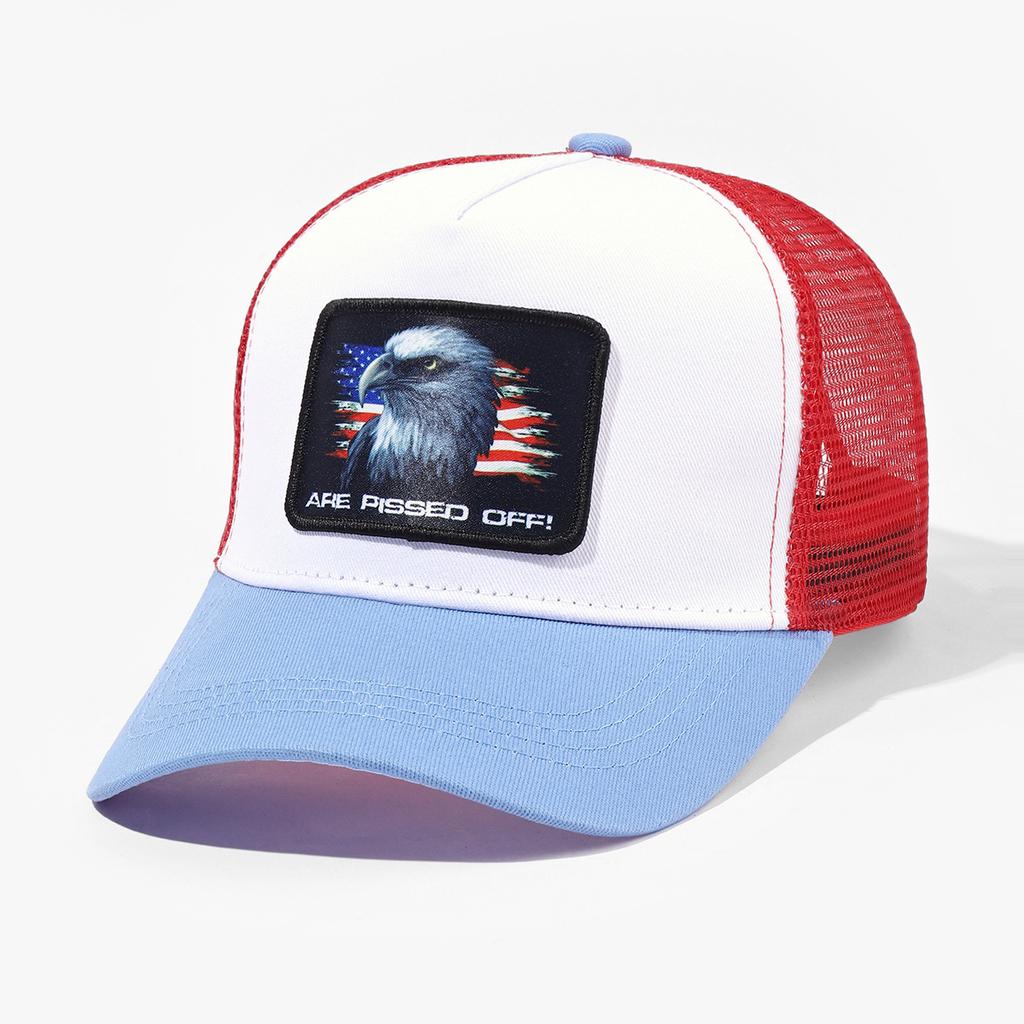 Popular mesh baseball cap men's summer American truck driver hat women's sun protection visor outdoor fishing cap