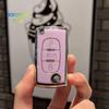 Для Peugeot 308 207 307 3008 5008 брелок для Citroen C2 C3 C4 C8 2/3 кнопки TPU чехол для ключа автомобиля чехол держатель оболочки брелок аксессуары