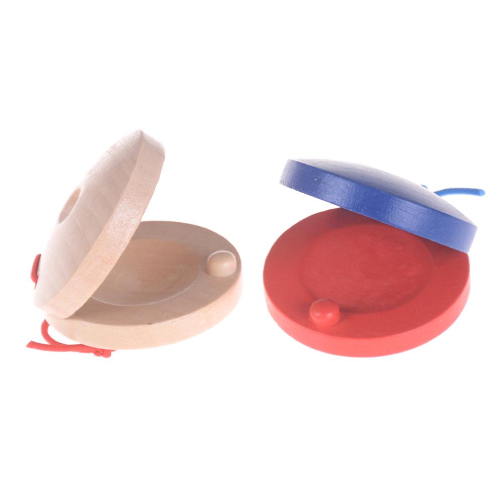 Детская деревянная кастаньета игрушка детский музыкальный ударный инструмент игрушка в подарок