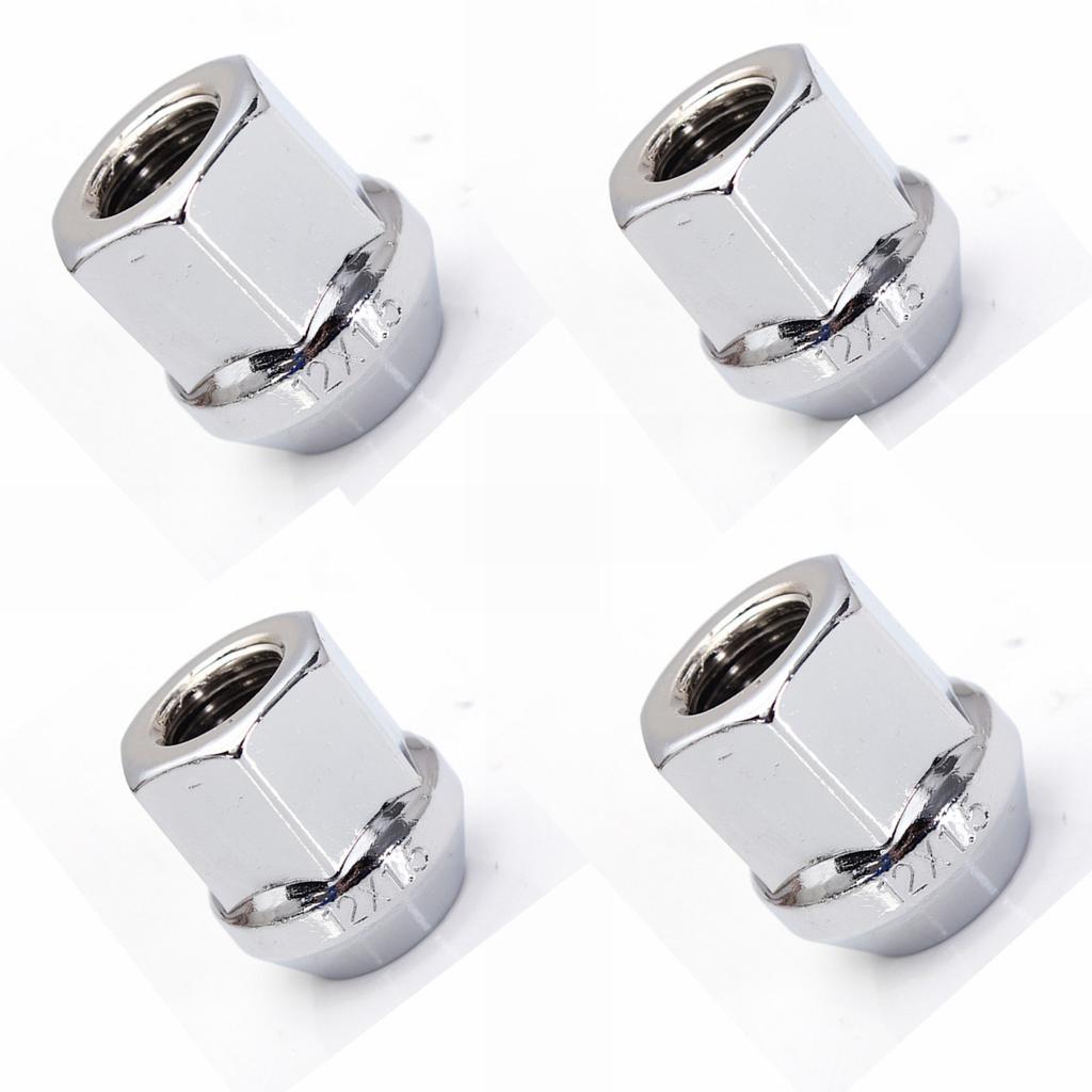 4/16X M12x1.5 19mm Hex Nut Alloy Open Wheel For Ford FIESTA Cougar for Focus KA 2003 2004 2005 Kuga Mondeo 1996 - 2000