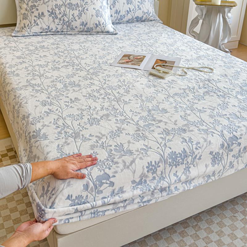 Теплая бархатная простыня на резинке, резное бархатное покрывало для кровати, эластичная простыня для дома, зимний мягкий протектор для матраса, sabanas (Нет наволочки)