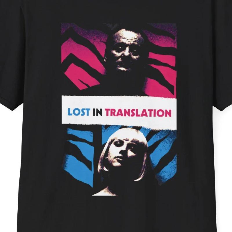 Lost in Tokyo Movie Tshirt Retro Tshirt Summer New Fashion Cotton Unisex Tshirt