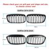 Car Front Mesh Grille Racing Grille Compatible with BMW 2 Series F45 F46 Tourer