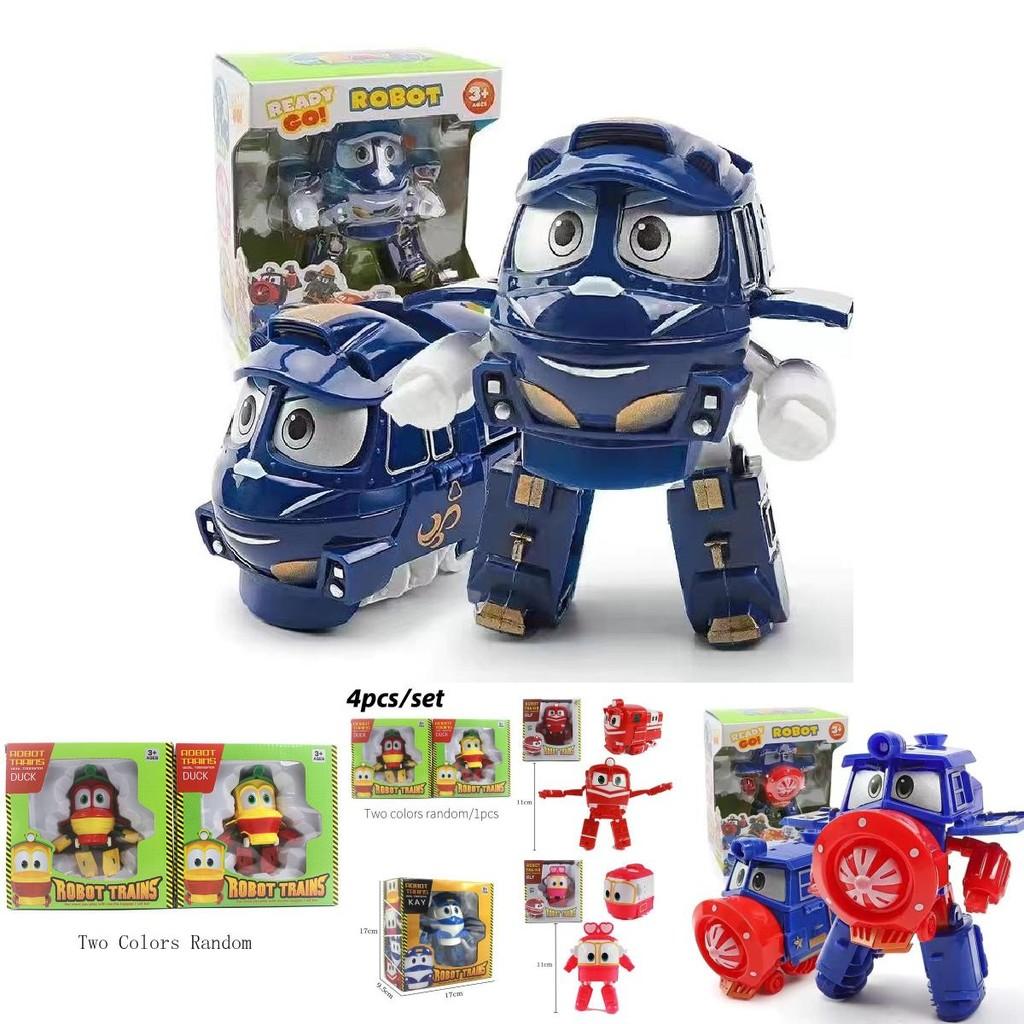 Игрушка-трансформер Поезд Робот Rt, фигурка поезда-трансформера, корейский анимационный игрушечный поезд для детей
