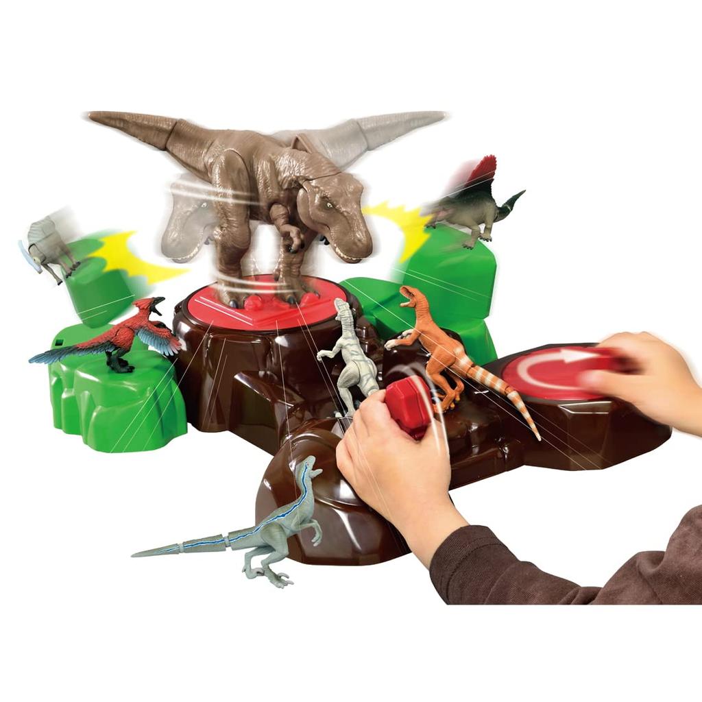 TAKARA TOMY Ania Jurassic World Kick - самая сильная игрушка-динозавр из животных, которая стареет! Ти-Рекс 3+