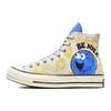 Chuck Taylor All Star 1970-х годов с принтом «Дейзи», высокие кеды-эспадрильи в стиле кэжуал, унисекс, бело-желтые
