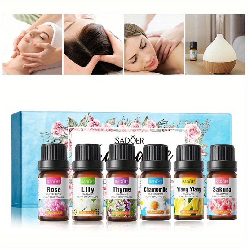 6шт / коробка. Ароматные растительные эфирные масла. Nourish The Skin, Universal Body Essence Fragrance Essential Oil Set Body All-purpose Serum