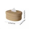 Rectangle Pumping Paper Box Cotton Rope Tissue Holder New Tissue Bag